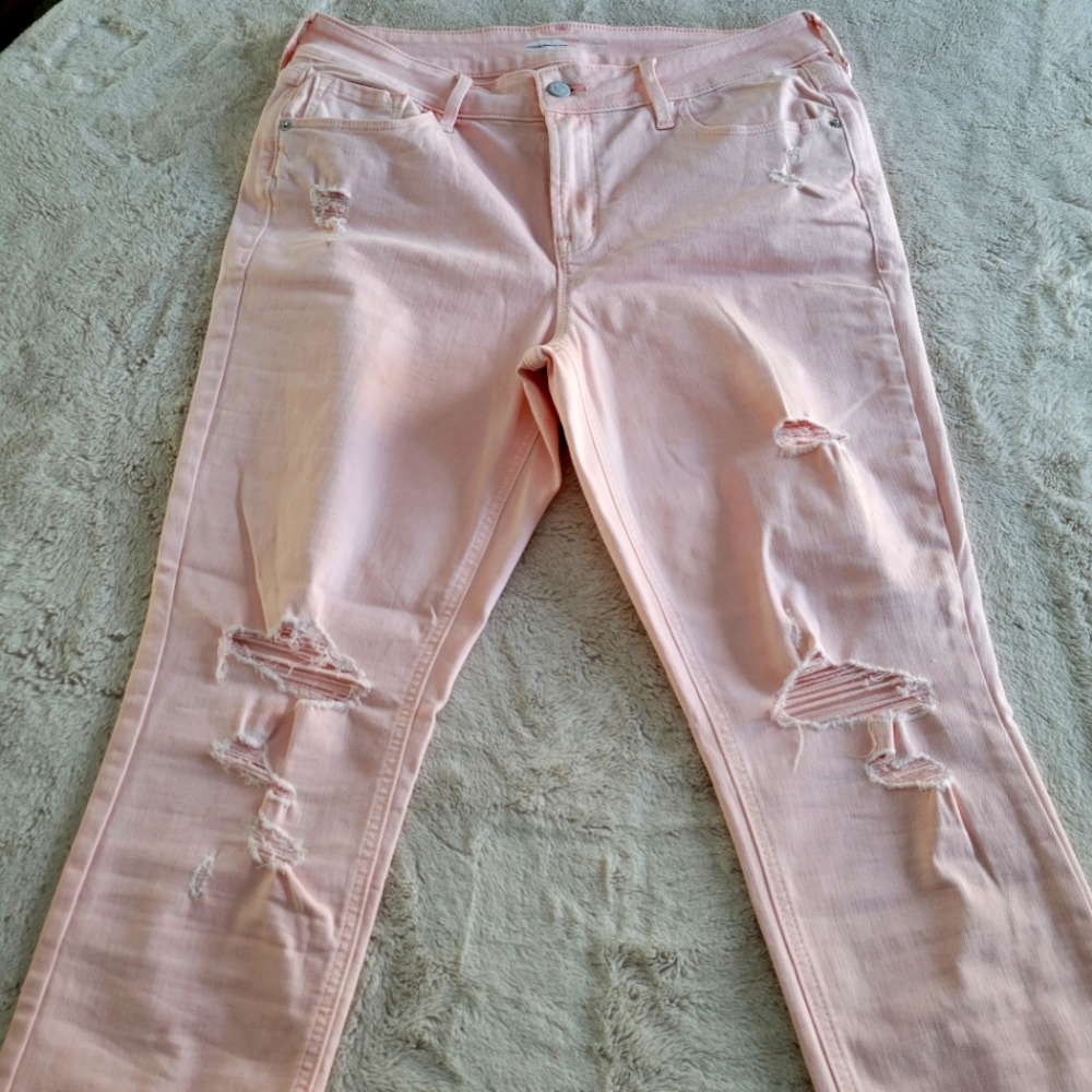 Old Navy Rockstar Super Skinny Mid Rise Jeans